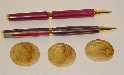 Two Pens, 3 Earrings