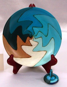 Top Plate - Blue Wave