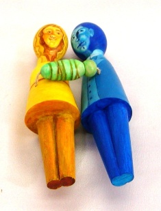 Blue and Wife Yellow